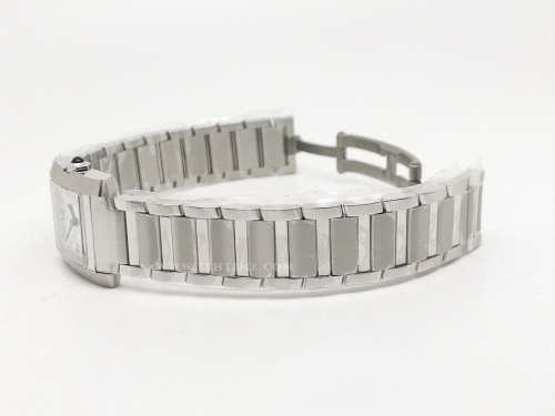 Ladies Cartier Tank Francaise Sml SS/SS Sil KRF Sw Qtz