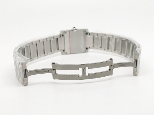 Ladies Cartier Tank Francaise Sml SS/SS Sil KRF Sw Qtz