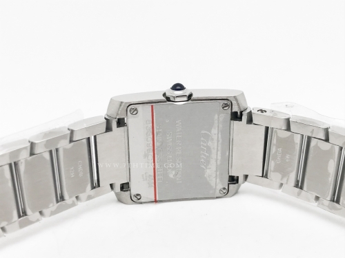 Ladies Cartier Tank Francaise Sml SS/SS Sil KRF Sw Qtz