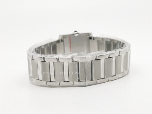 Ladies Cartier Tank Francaise Sml SS/SS Sil KRF Sw Qtz