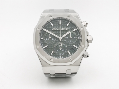 Royal Oak Chrono 26240 SS/SS Grn/Stk APSF SH4401
