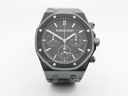Royal Oak Chrono 26240 CER/CER Blk/Stk APSF SH4401