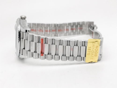 DayDate 40mm 228239 904L Flt Wt SS/SS I-Blu/Stk Noob A2836