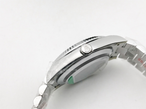 DayDate 40mm 228239 904L Flt Wt SS/SS I-Blu/Stk Noob A2836