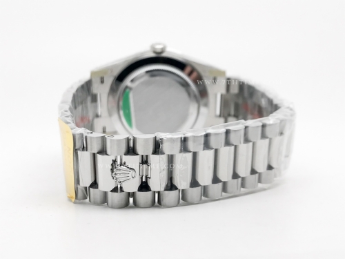 DayDate 40mm 228239 904L Flt Wt SS/SS I-Blu/Stk Noob A2836