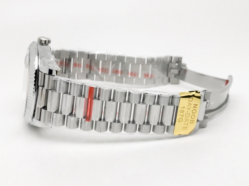 DayDate 40mm 904L Flt Wt SS/SS I-Blu/Rm Noob A2836