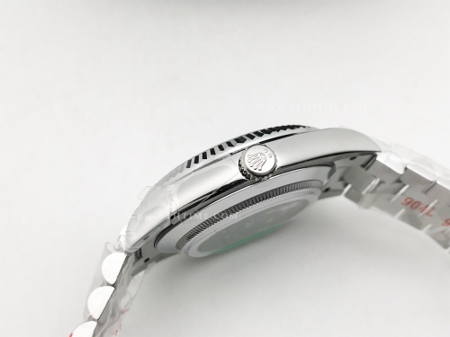 DayDate 40mm 904L Flt Wt SS/SS Blue/Rm Noob A2836