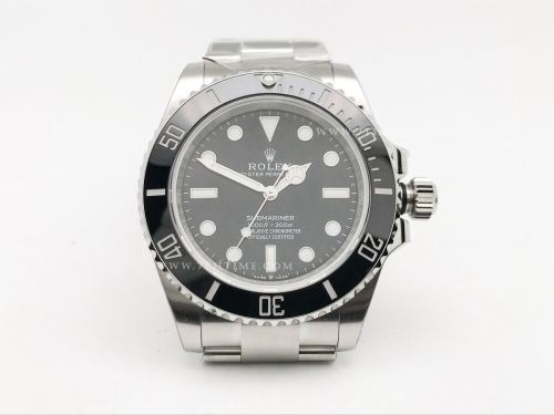 Sub 124060 No Date 904 41mm SS/SS Blk EWE A3230