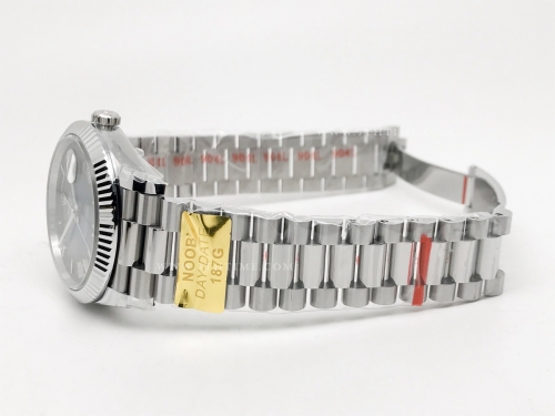 DayDate 40mm 904L Flt Wt SS/SS O-Blue/Rm Noob A2836