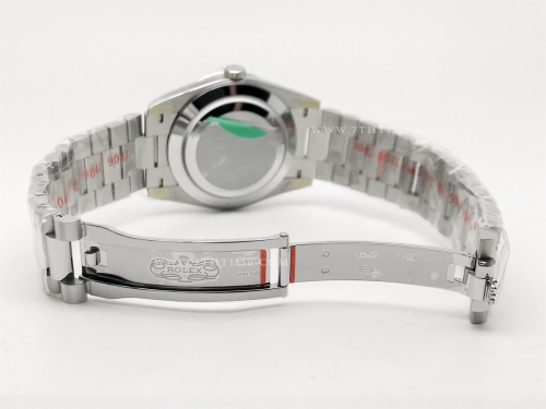 DayDate 40mm 904L Flt Wt SS/SS O-Blue/Rm Noob A2836