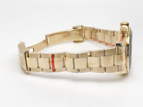 Daytona 126528 YG/YG Blk/Wht/Stk 904L QF V5 SH4132