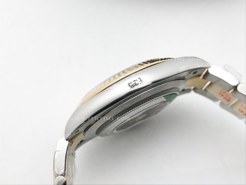 DJ2 41mm Oys Flt 904L YG/SS Gold/Stk Clean VR3235