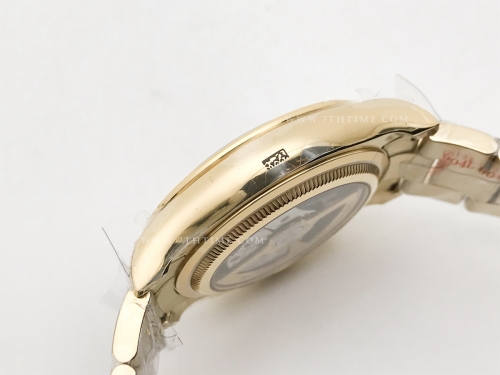 Daytona 126528 YG/YG Blk/Wht/Stk 904L QF V5 SH4132