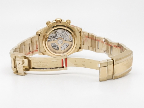 Daytona 126528 YG/YG Blk/Wht/Stk 904L QF V5 SH4132