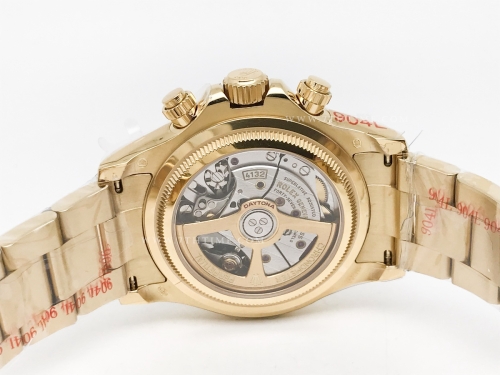 Daytona 126528 YG/YG Blk/Wht/Stk 904L QF V5 SH4132