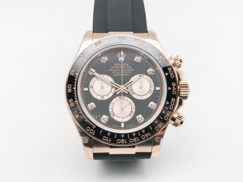 Daytona 126515 CER RG/RU Blk/Dia 904L QF V5 SH4131