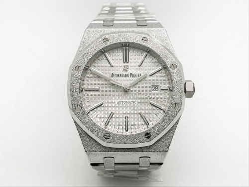 Royal Oak 15410 Frosted SS/SS White APSF A3120
