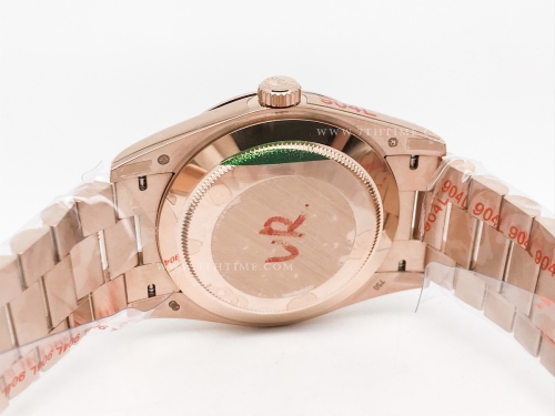 DayDate 40mm Flt 904 RG/RG Blue/Dia GMF VR3255