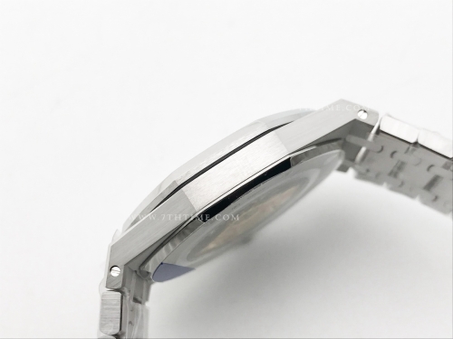 Royal Oak 15410 Frosted SS/SS Blue APSF A3120