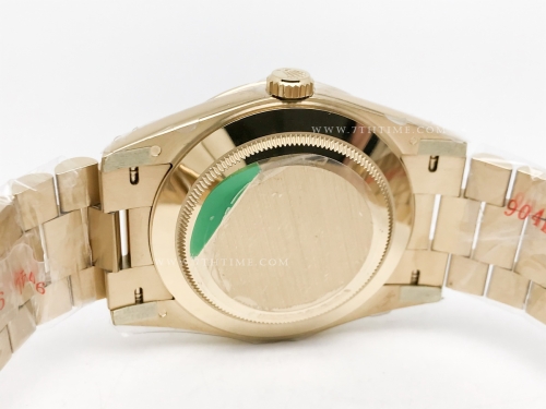 DayDate 228238 40mm 904L Flt Wt YG/YG O-Grn/Rm Noob A2836