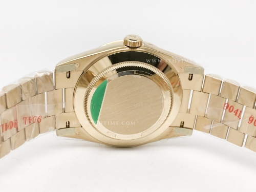 DayDate 228238 40mm 904L Flt Wt YG/YG O-Grn/Rm Noob A2836