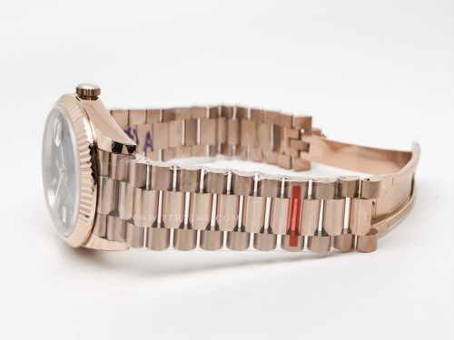 DayDate 40mm Flt RG/RG Blue/Dia BPF A2836