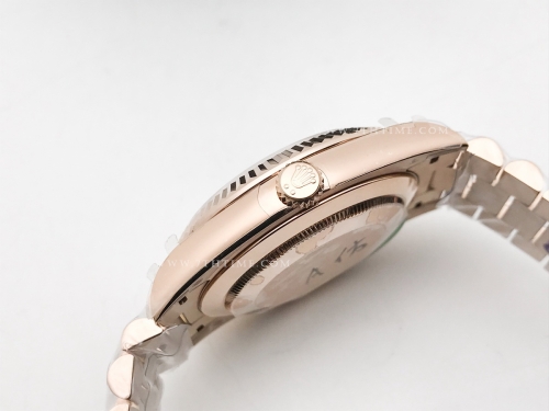 DayDate 40mm Flt RG/RG Blue/Dia BPF A2836