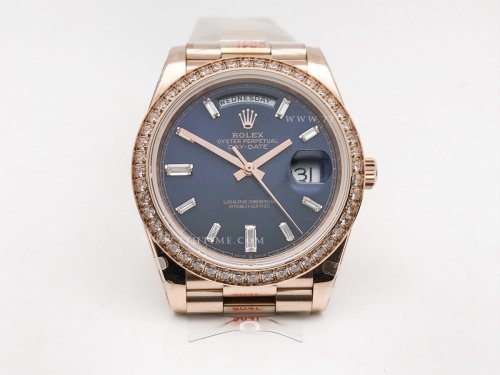 DayDate 40mm Flt 904 Dia RG/RG Blue/Dia GMF VR3255