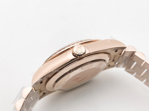 DayDate 40mm Flt Dia RG/RG Blue/Dia BPF VR3255