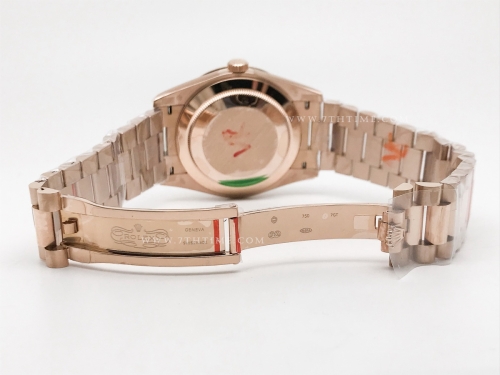 DayDate 40mm Flt Dia RG/RG Blue/Dia BPF VR3255