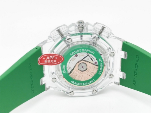 AP ROO Chronograph AET CO/RU Grn/Stk APF A3126 Mod