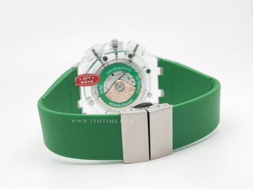 AP ROO Chronograph AET CO/RU Grn/Stk APF A3126 Mod