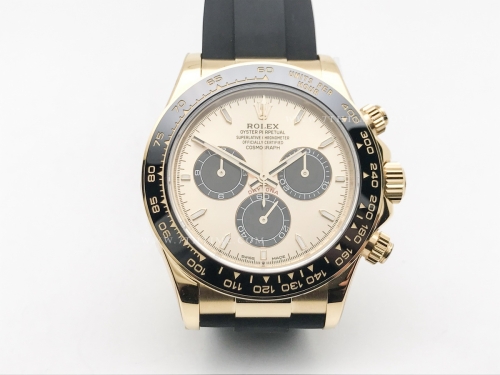 Daytona 126518LN CER YG/RU Gold/Blk/Stk ESF A4131