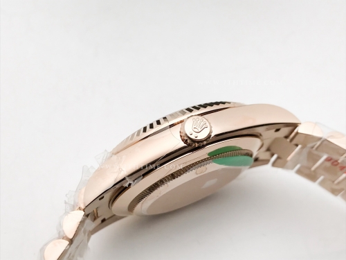 DayDate 228235 40mm 904L Flt Wt RG/RG Brn/Rm Noob A2836