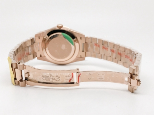 DayDate 228235 40mm 904L Flt Wt RG/RG Brn/Rm Noob A2836