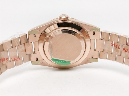 DayDate 228235 40mm 904L Flt Wt RG/RG O-Slate/Rm Noob A2836