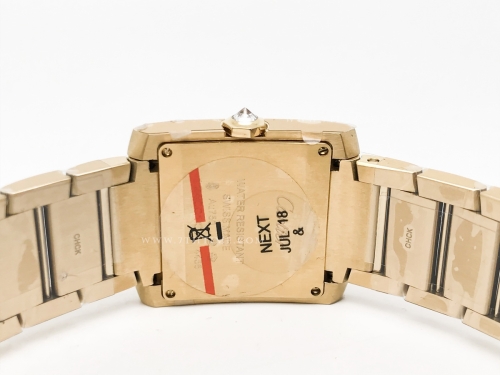 Ladies Tank Francaise Med Dia YG/YG Sil K11 Sw Qt