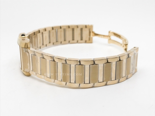 Ladies Cartier Tank Francaise Sml YG/YG Sil K11 Sw Qt