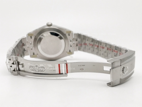 DJ2 126334 41mm Jub Flt 904L SS/SS Blue/Stk JQF VR3235