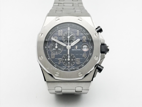 AP ROO Chronograph SS/SS Blue/Blk/Num APF A3126