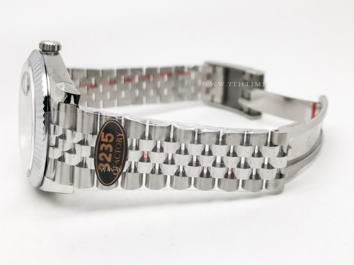 DJ2 126334 41mm Jub Flt 904L SS/SS Grn-P/Stk JQF VR3235