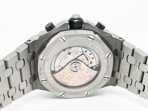 AP ROO Chronograph SS/SS Blue/Blk/Num APF A3126