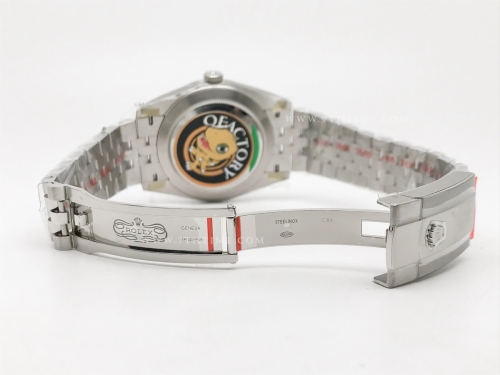 DJ2 126334 41mm Jub Flt 904L SS/SS Blue-P/Stk JQF VR3235