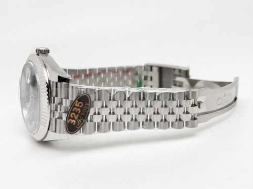 DJ2 126334 41mm Jub Flt 904L SS/SS Blue/Dia JQF VR3235