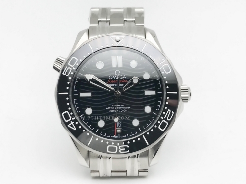 Seamaster 300m 2018 Blk SS/SS Black GDF MY8215