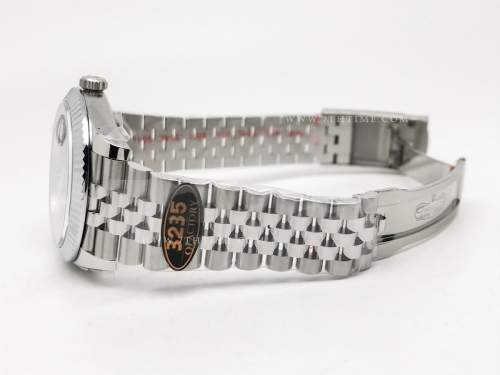 DJ2 126334 41mm Jub Flt 904L SS/SS Blk/Dia JQF VR3235