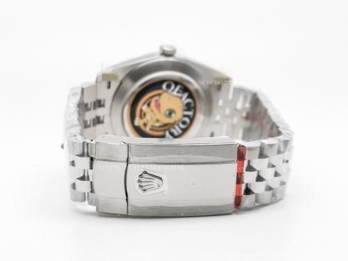 DJ2 126334 41mm Jub Flt 904L SS/SS Blk/Dia JQF VR3235