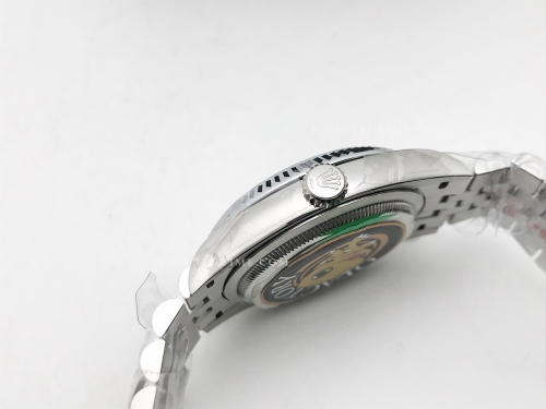 DJ 126234 36mm Jub Flt 904L SS/SS Silv/Stk JQF VR3235