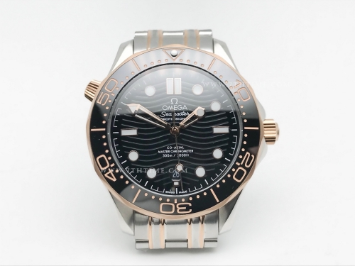 Seamaster 300m 2018 Blk RG/SS Black GDF MY8215