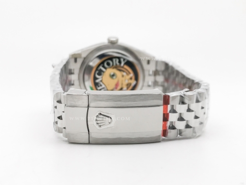 DJ 126234 36mm Jub Flt 904L SS/SS Blue/Dia JQF VR3235